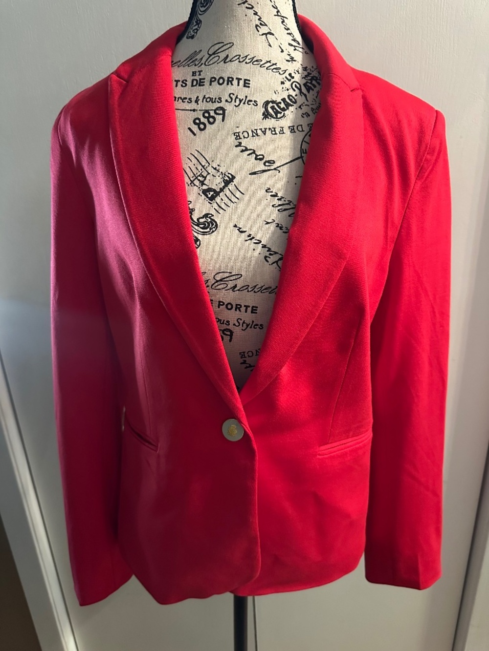 Philosophy Red Blazer Sz Med